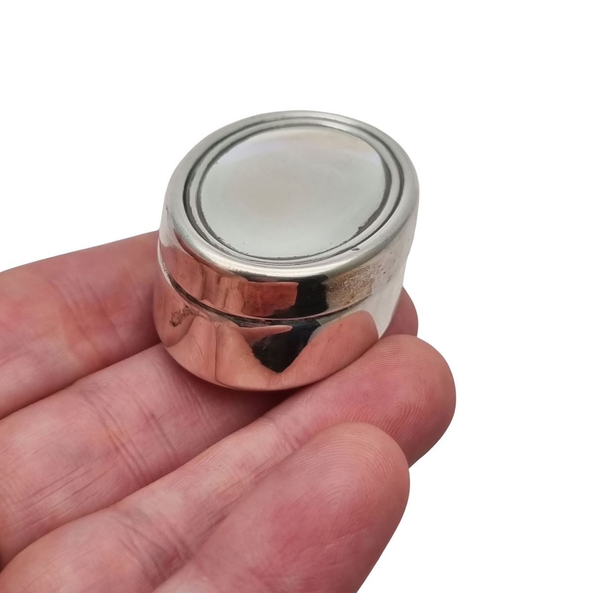 Vintage Italian 800 silver box, Italy, Pesaro-Urbino, circa 1995