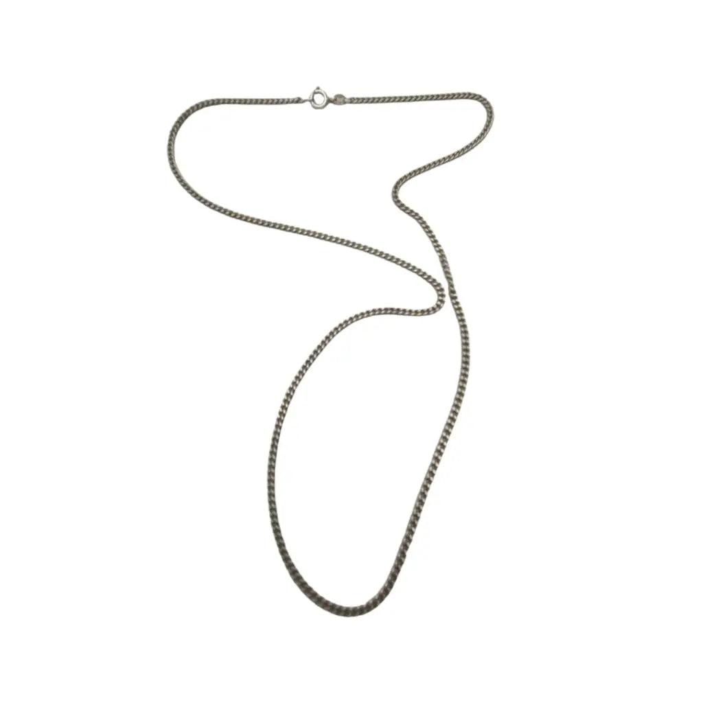Collar de cadena plata para mujer gargantilla delicada.