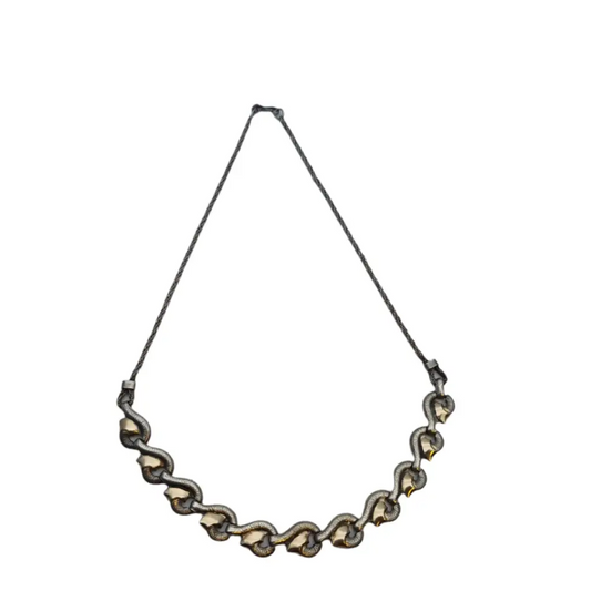 Collar de plata Art Déco. Gargantilla art deco vintage collar Deco