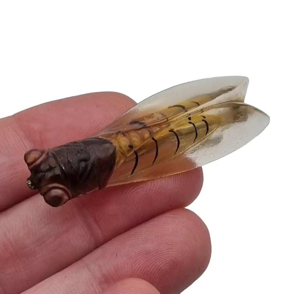 Broche de cigarra francesa vintage para mujer años 20 joyería antigua