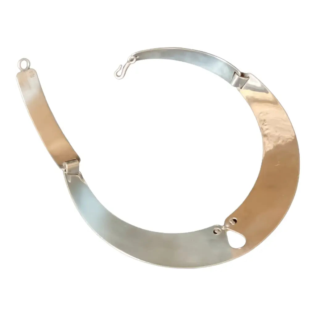 Gargantilla puig doria de ley plata modernista collar 925.