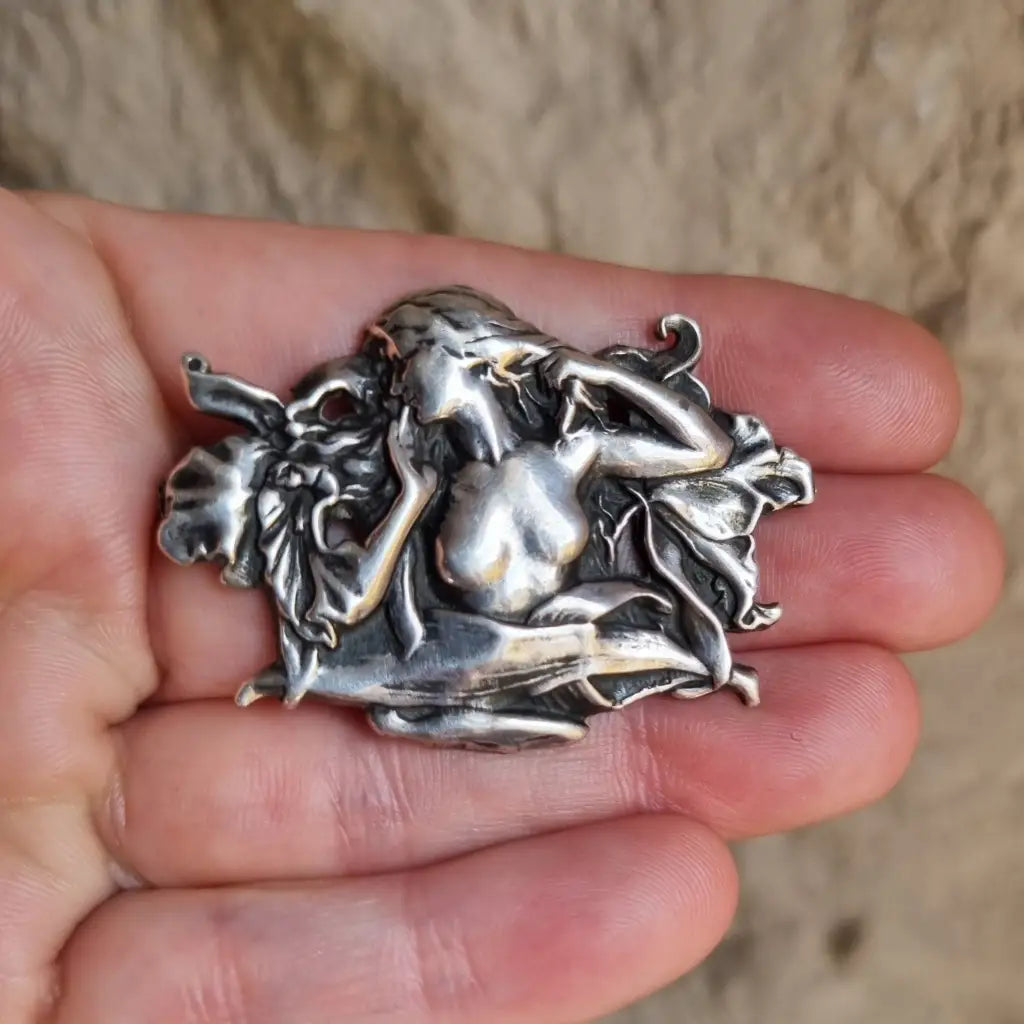 Broche art nouveau broche antiguo hermoso modernista-art nouveau.