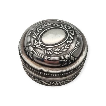 Caja Antigua francesa Belle Époque de plata, Robert Isral & Cie atribuida, ca. 1910