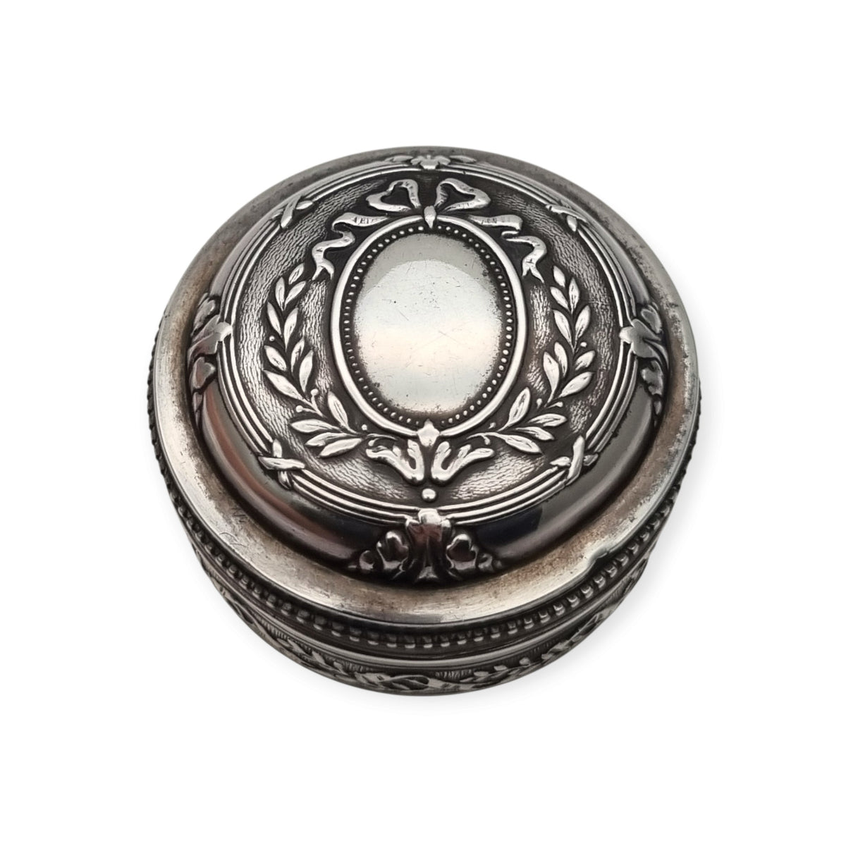 Caja Antigua francesa Belle Époque de plata, Robert Isral & Cie atribuida, ca. 1910