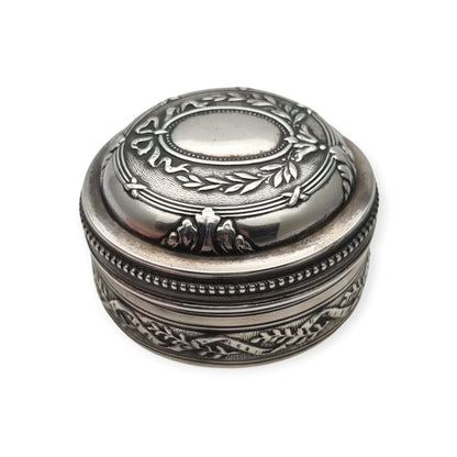 Caja Antigua francesa Belle Époque de plata, Robert Isral & Cie atribuida, ca. 1910