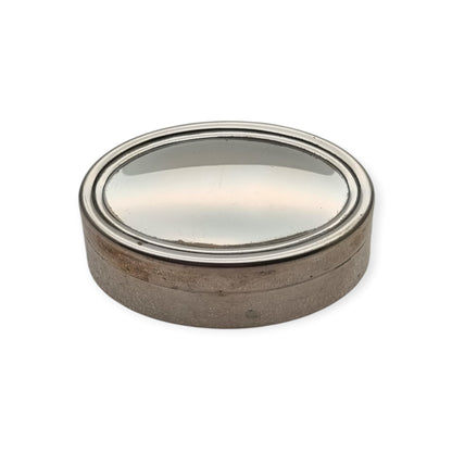 Vintage Italian 800 silver box, Italy, Pesaro-Urbino, circa 1995