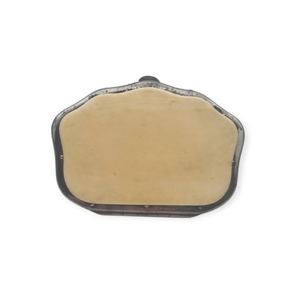 Antique French Belle Époque galalith coin purse with piqué decoration, circa 1900–1910