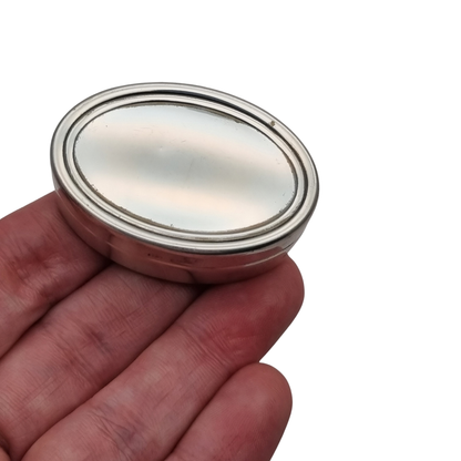 Vintage Italian 800 silver box, Italy, Pesaro-Urbino, circa 1995
