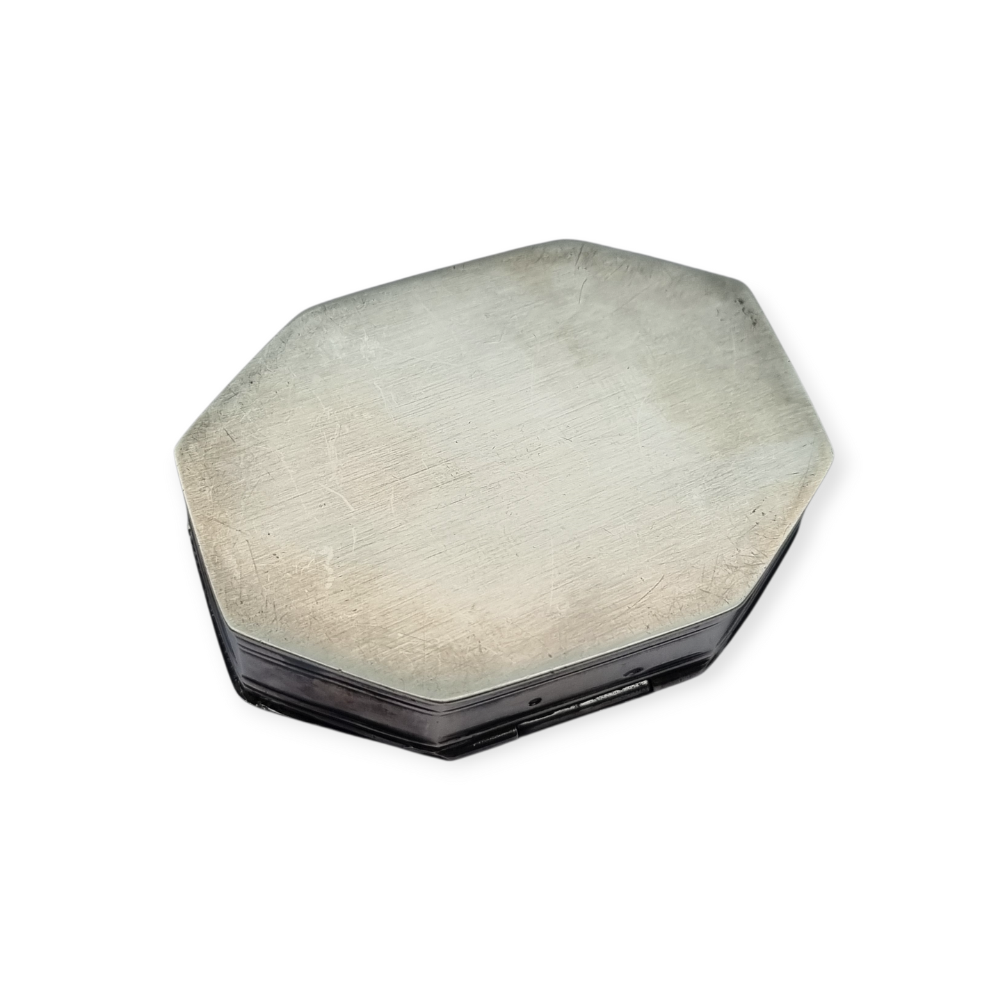 Belle Époque box in octagonal silver France Tétard Frères circa 1900