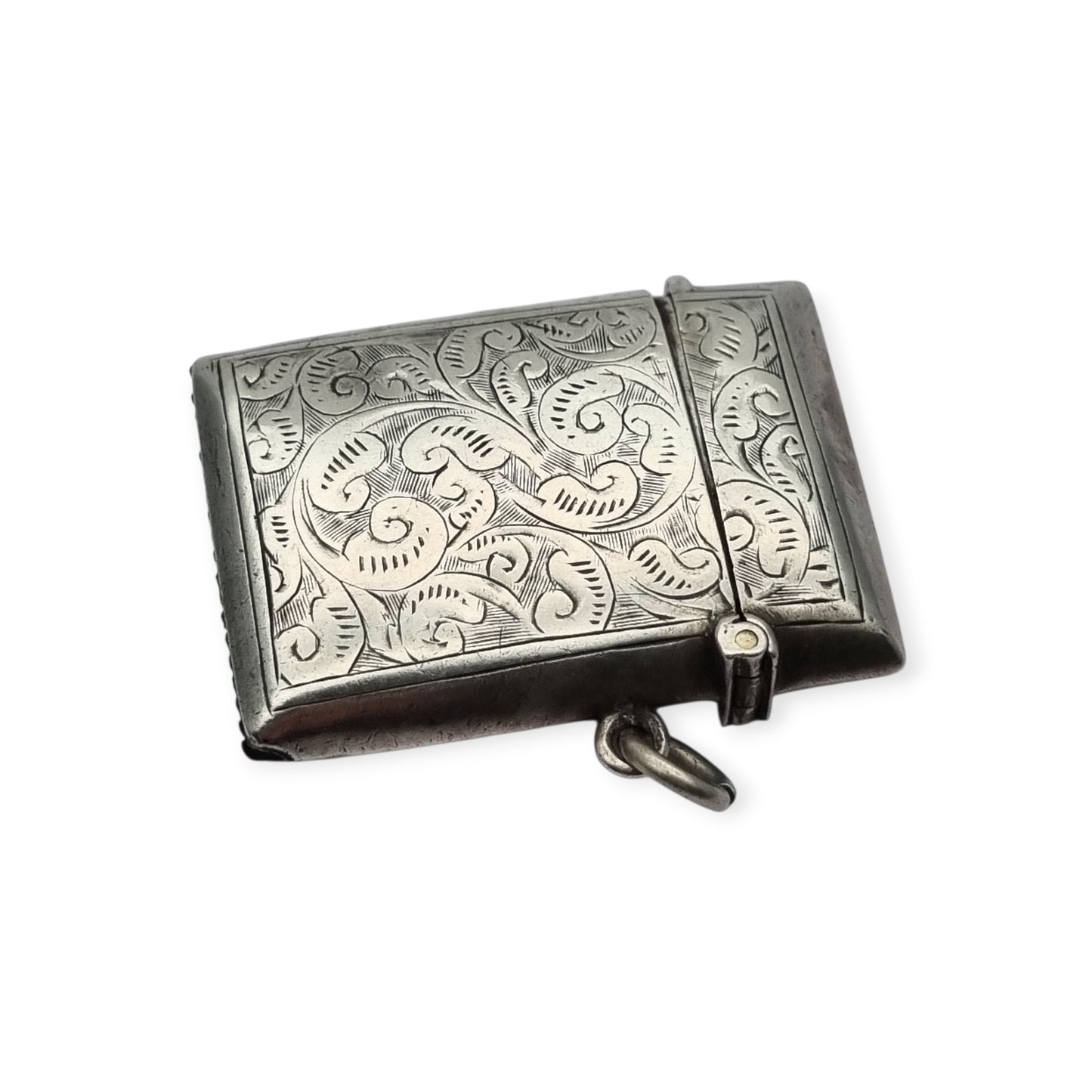 Vesta en plata de ley de Cornelius Saunders & Francis Shepard, Birmingham 1905