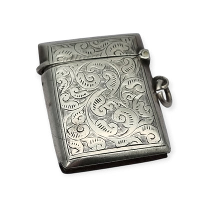 Vesta en plata de ley de Cornelius Saunders & Francis Shepard, Birmingham 1905