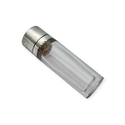 Perfumero victoriano de plata y vidrio Birmingham 1908, "CEW" "C E Williams"