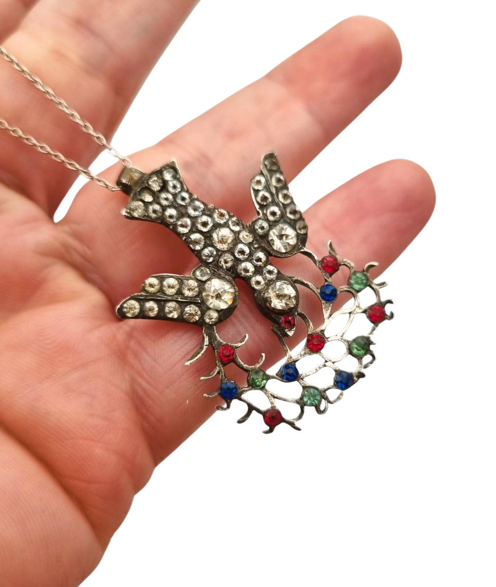 Georgian Holy Spirit silver pendant, Order of the Holy Spirit, 19th century.