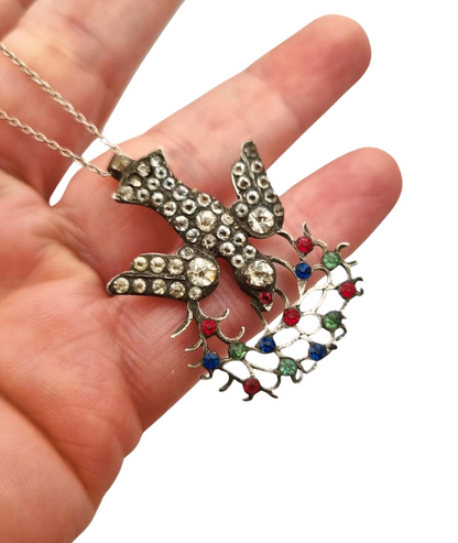 Georgian Holy Spirit silver pendant, Order of the Holy Spirit, 19th century.