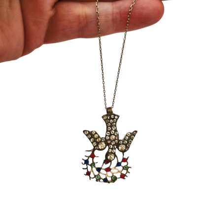 Georgian Holy Spirit silver pendant, Order of the Holy Spirit, 19th century.