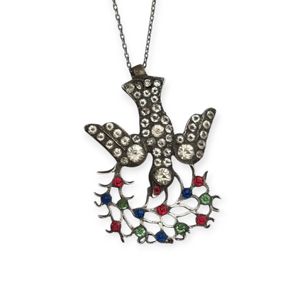 Georgian Holy Spirit silver pendant, Order of the Holy Spirit, 19th century.