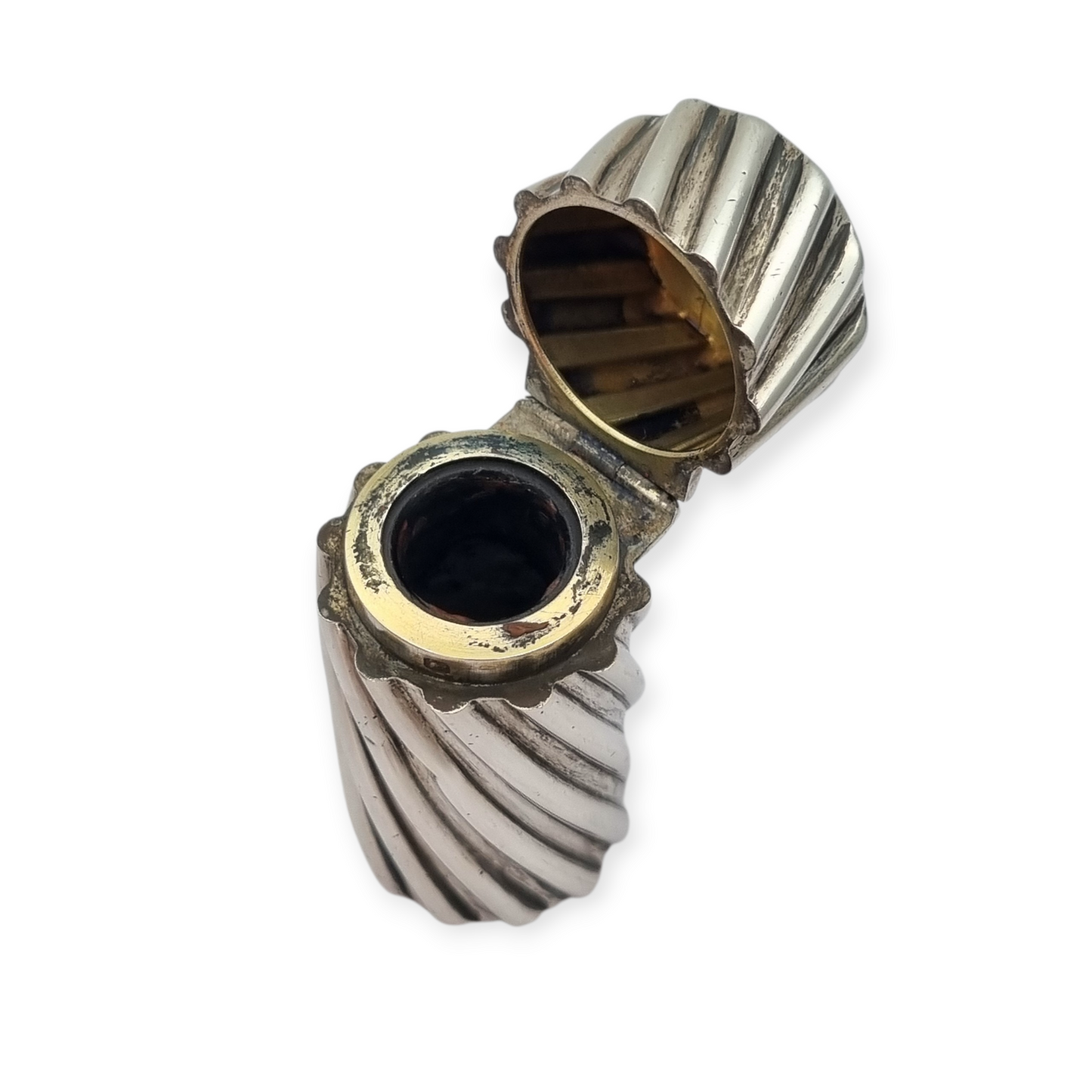 Victorian perfume bottle in silver by S.M Sampson Mordan London 1882, Tonnel Paris