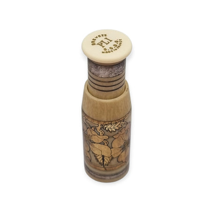 Rare Art Deco French Pleated Powder Puff with Pink Goose Down Tassel, 1920s-1930s Powder Box