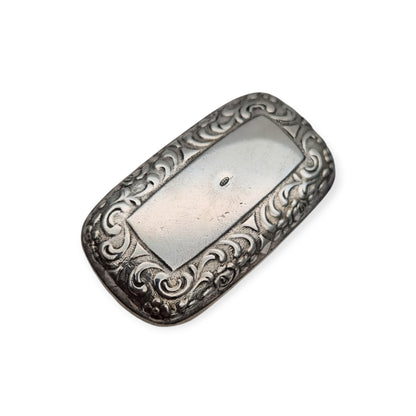925 silver snuff box, Victorian-inspired, floral decoration, Europe, 20th century