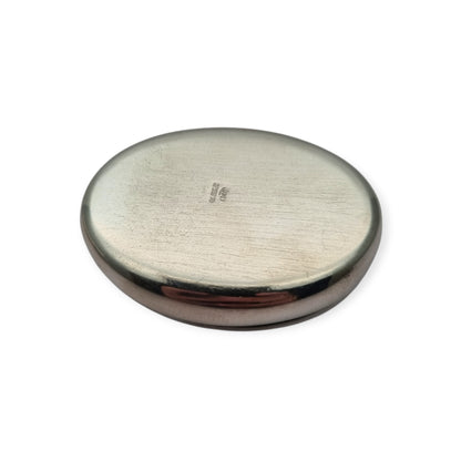 Contemporary Italian .800 Silver Oval Box, Circa 1990