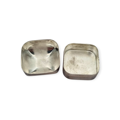 Italian Mid-Century Modern .800 silver pocket box, circa 1968–1975