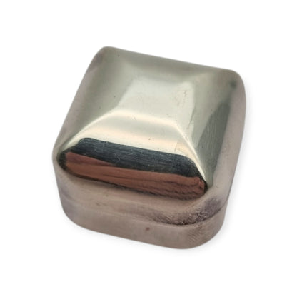 Italian Mid-Century Modern .800 silver pocket box, circa 1968–1975