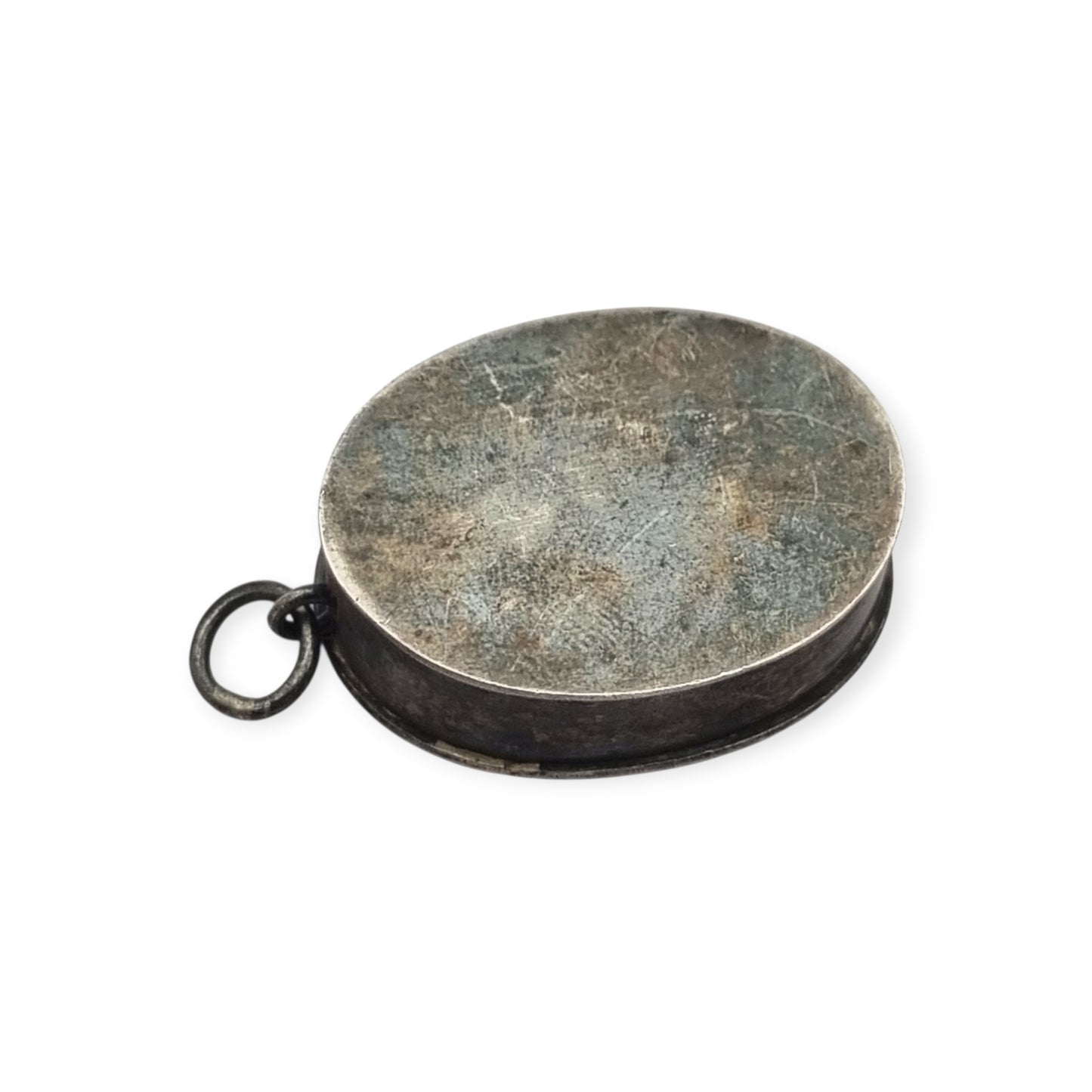 French Catholic three-relic silver reliquary, sealed, historicist devotional circa 1905–1925