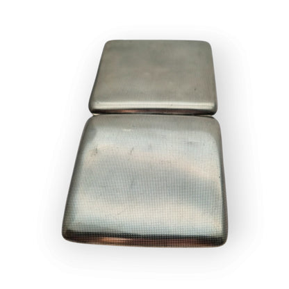 Belle Époque French niello silver cigarette case, silversmith Georges Gallois, circa 1913