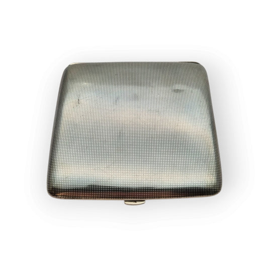 Belle Époque French niello silver cigarette case, silversmith Georges Gallois, circa 1913