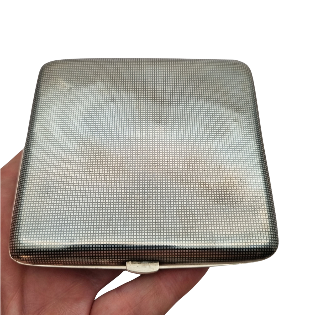 Belle Époque French niello silver cigarette case, silversmith Georges Gallois, circa 1913