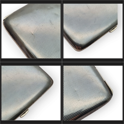 Belle Époque French niello silver cigarette case, silversmith Georges Gallois, circa 1913