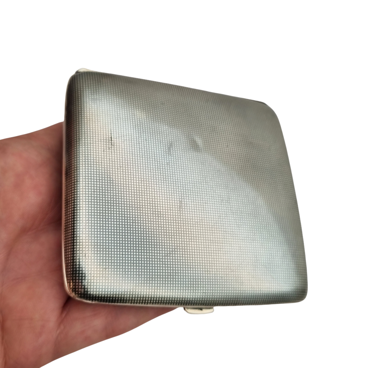 Belle Époque French niello silver cigarette case, silversmith Georges Gallois, circa 1913