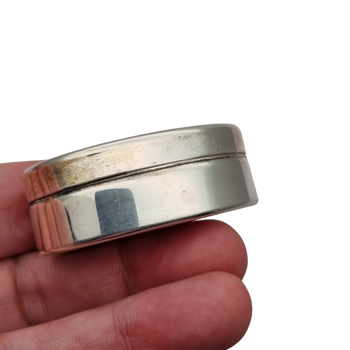 Vintage Italian 800 silver box, Italy, Pesaro-Urbino, circa 1995