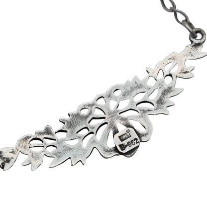 Gargantilla de collar victoriano colgante plata para mujer regalos