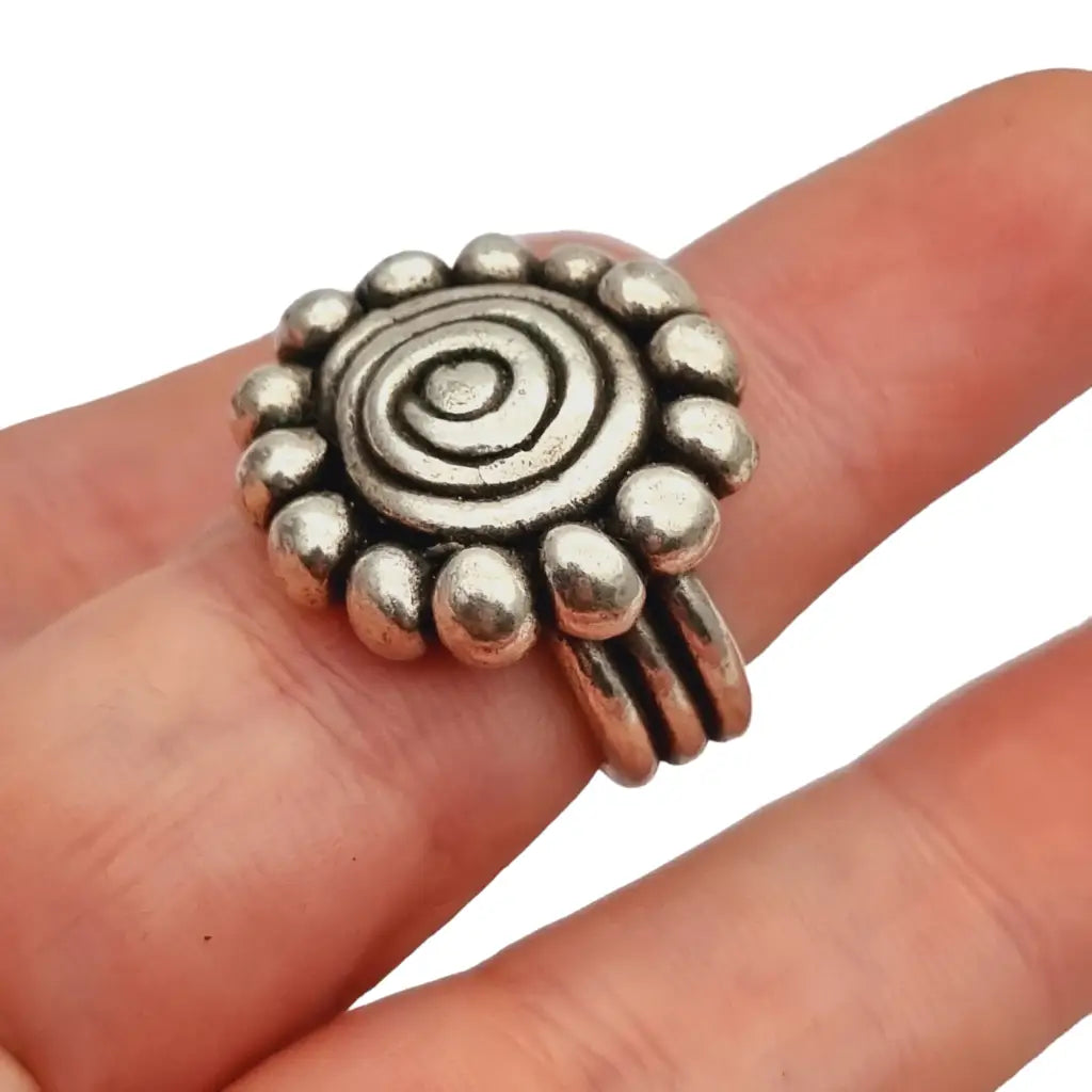 Philippe audibert paris anillo espiral floral vanguardista francia.