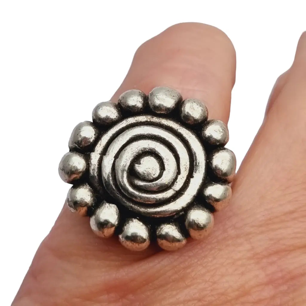 Philippe audibert paris anillo espiral floral vanguardista francia.