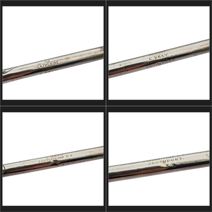 Mango de sombrilla Jugendstil en plata 800 con rostro femenino, Alemania 1900