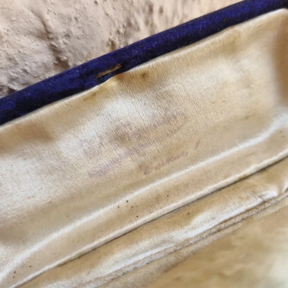 Alfiler victoriano de oro 9 k circa 1900 joyas antiguas en su caja