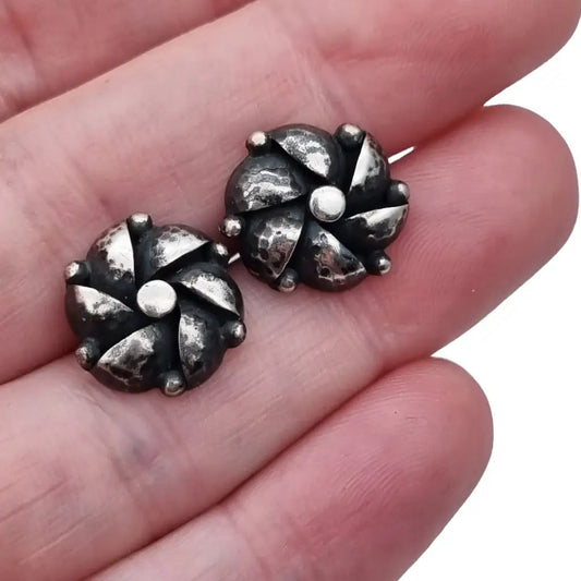 Gemelos de plata vintage joyas art deco antiguas ideas regalos.