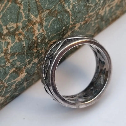 Anillo boho plata de ley anillo vintage joyería para mujer