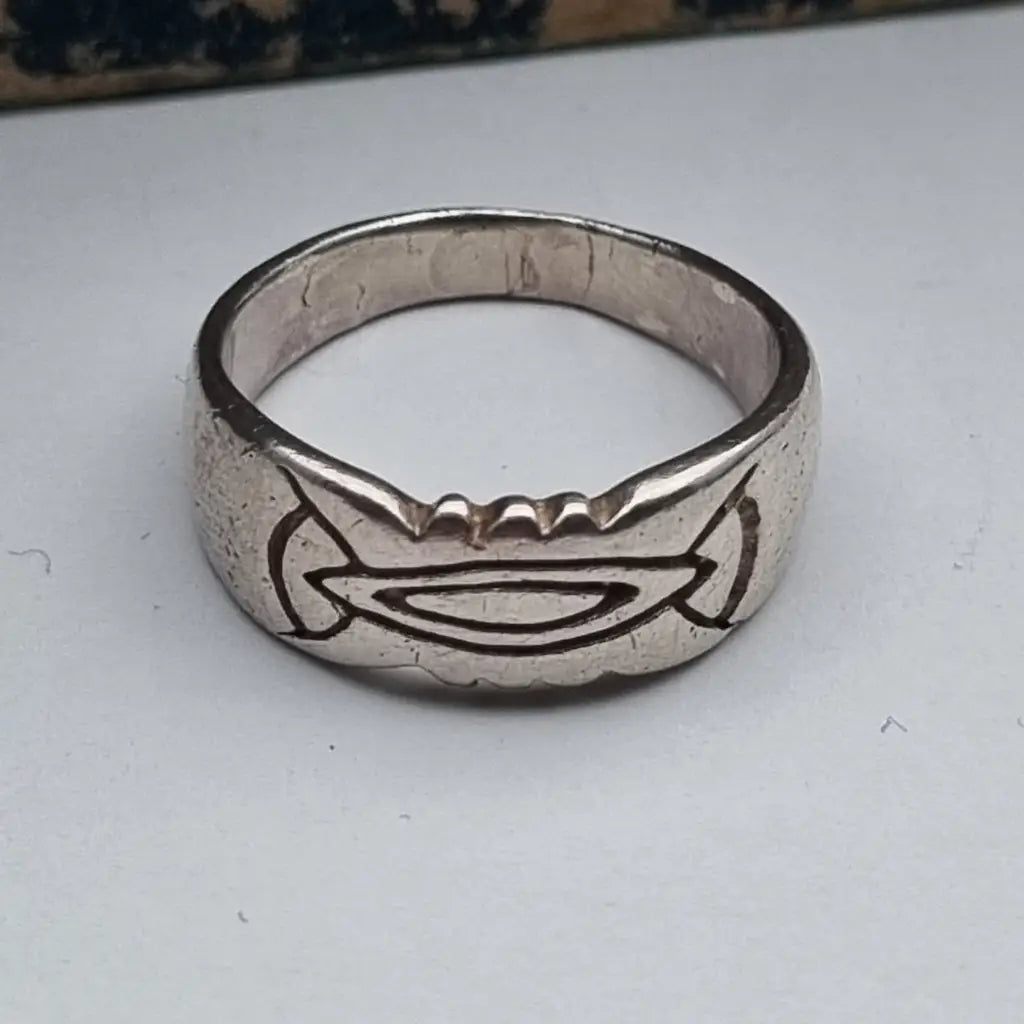 Anillo boho plata de ley anillo vintage joyería para mujer