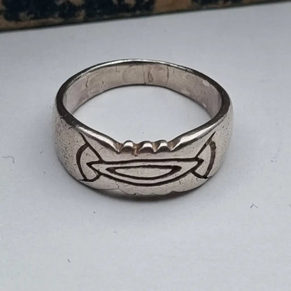 Anillo boho plata de ley anillo vintage joyería para mujer