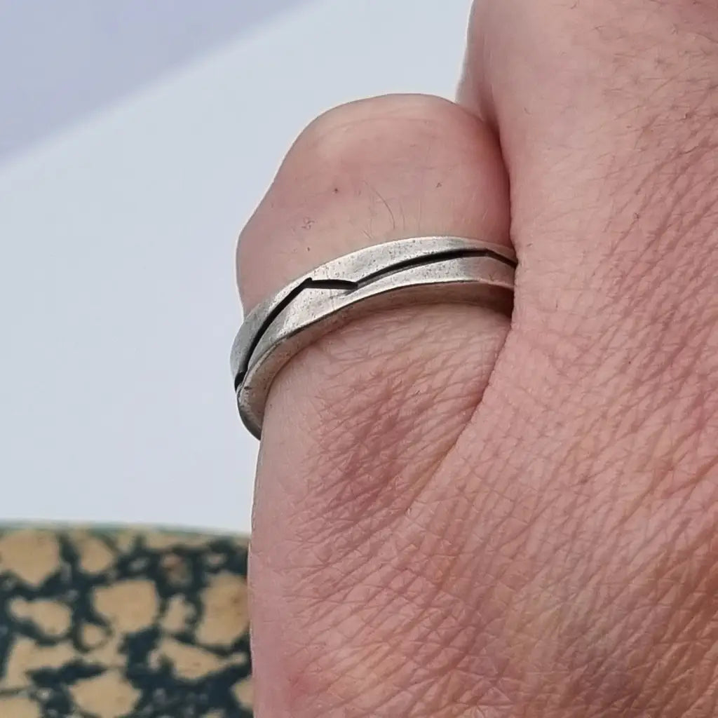 Anillo boho plata de ley anillo vintage joyería para mujer