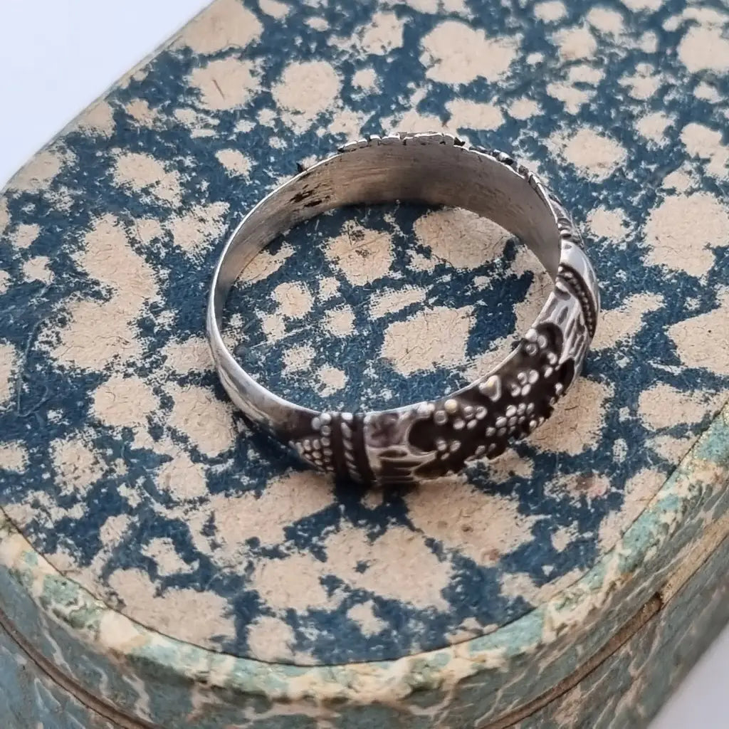 Anillo boho plata de ley anillo vintage joyería para mujer