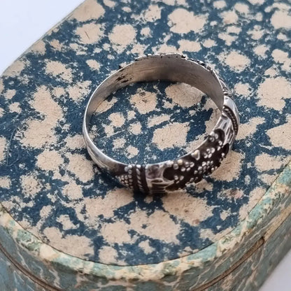 Anillo boho plata de ley anillo vintage joyería para mujer