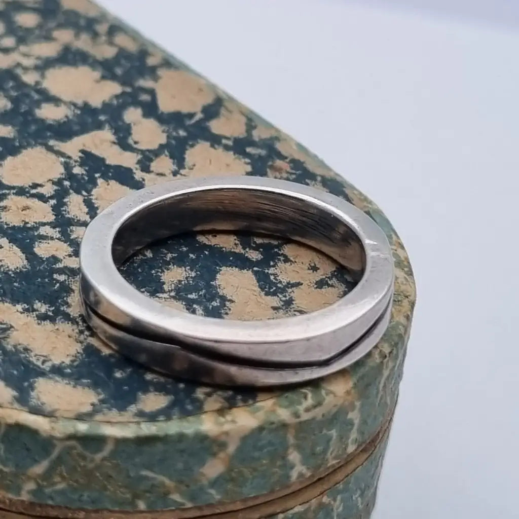 Anillo boho plata de ley anillo vintage joyería para mujer