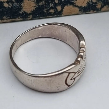 Anillo boho plata de ley anillo vintage joyería para mujer