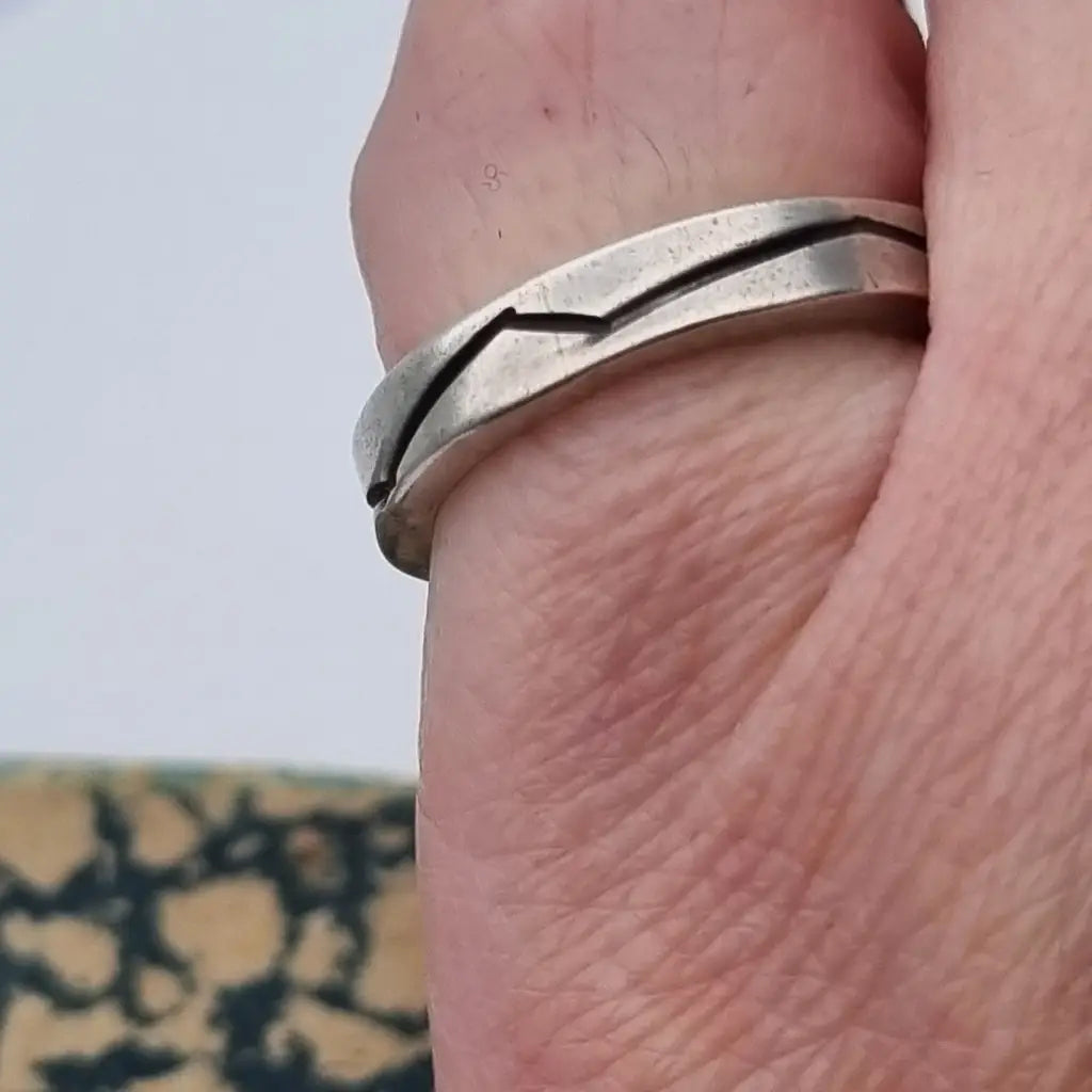 Anillo boho plata de ley anillo vintage joyería para mujer