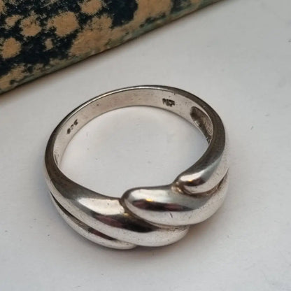 Anillo boho plata de ley anillo vintage joyería para mujer