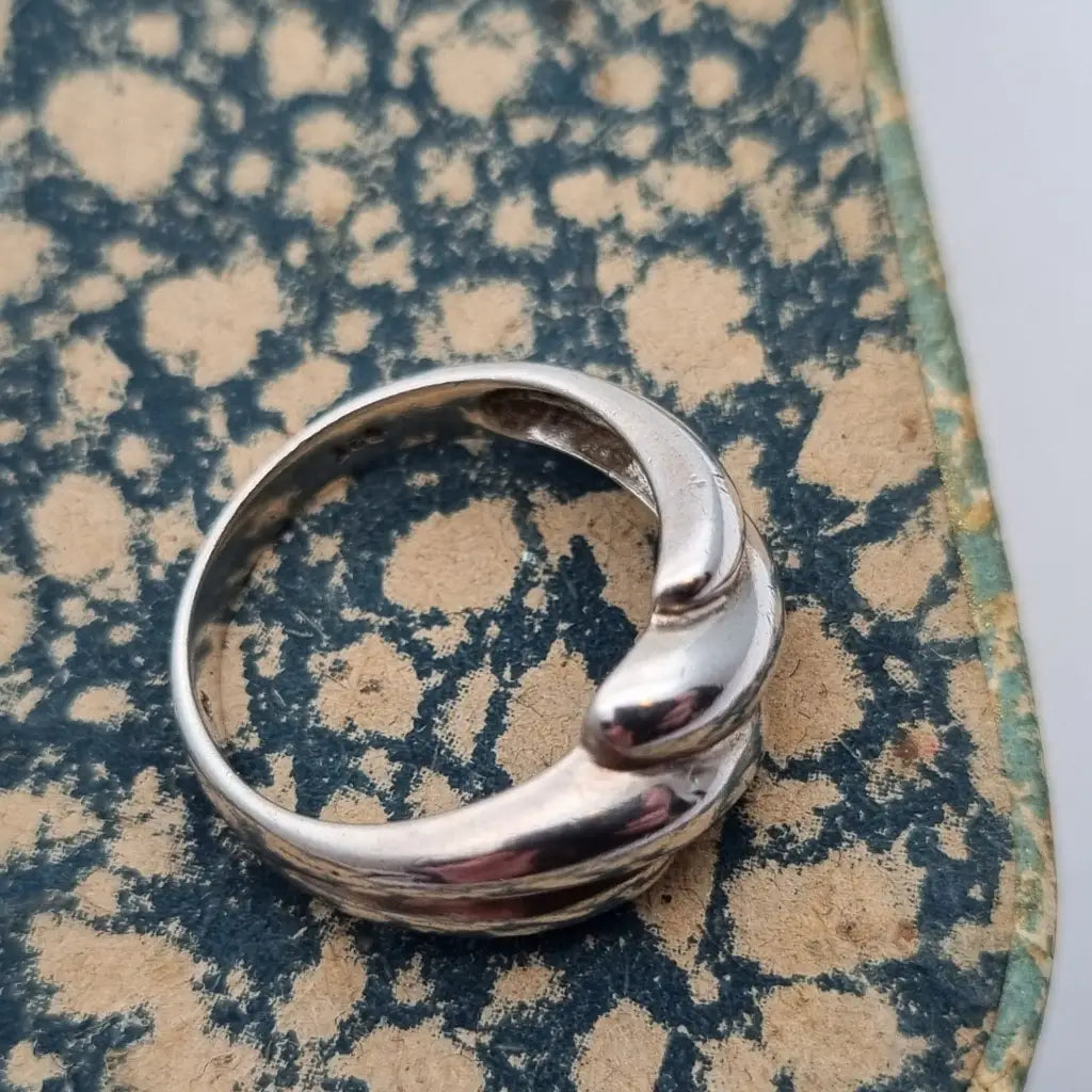 Anillo boho plata de ley anillo vintage joyería para mujer